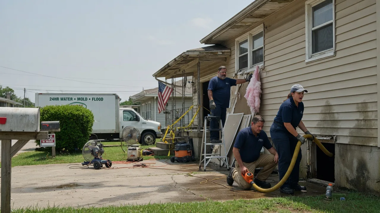 Water Damage Repair in French Settlement, LA near me